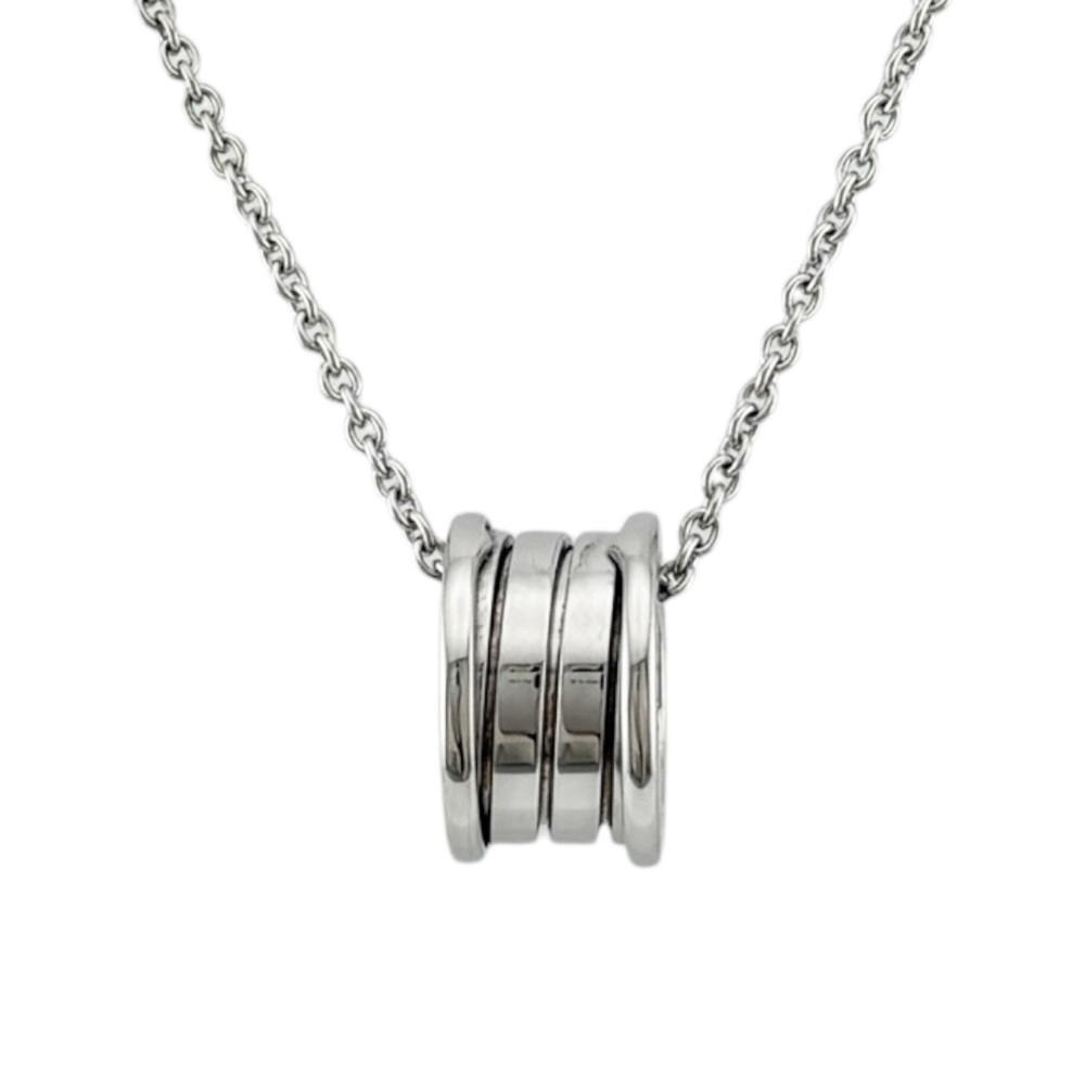 Bulgari B-ZERO.1 Necklace, 18K White Gold, Women's BVLGARI